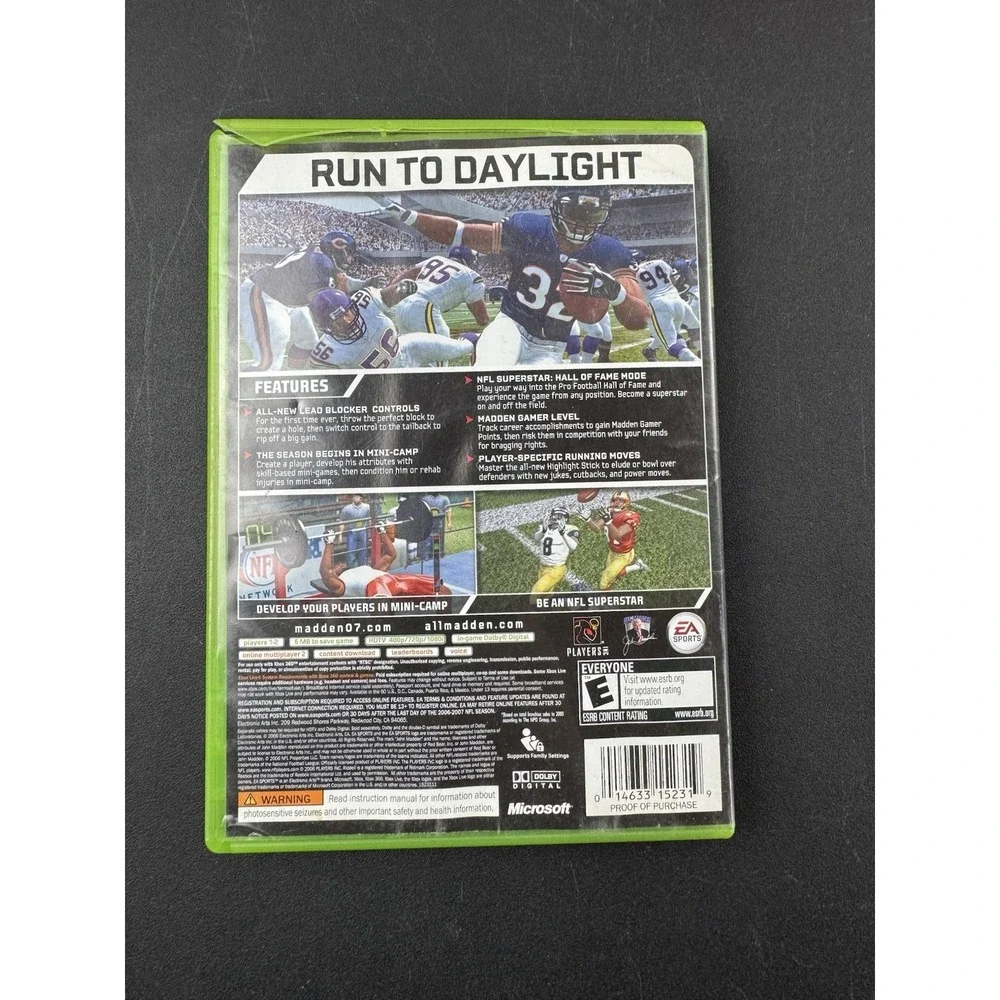 Madden NFL‎ 07 (Microsoft Xbox 360, 2006)